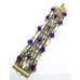 Vintage Purple Pearl Beaded Bracelet