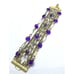 Vintage Purple Pearl Beaded Bracelet