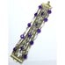 Vintage Purple Pearl Beaded Bracelet