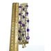 Vintage Purple Pearl Beaded Bracelet
