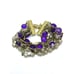 Vintage Purple Pearl Beaded Bracelet