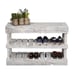 Sturdy Vintage Style 8 Pair Shoe Storage Bench