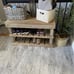 Sturdy Vintage Style 8 Pair Shoe Storage Bench