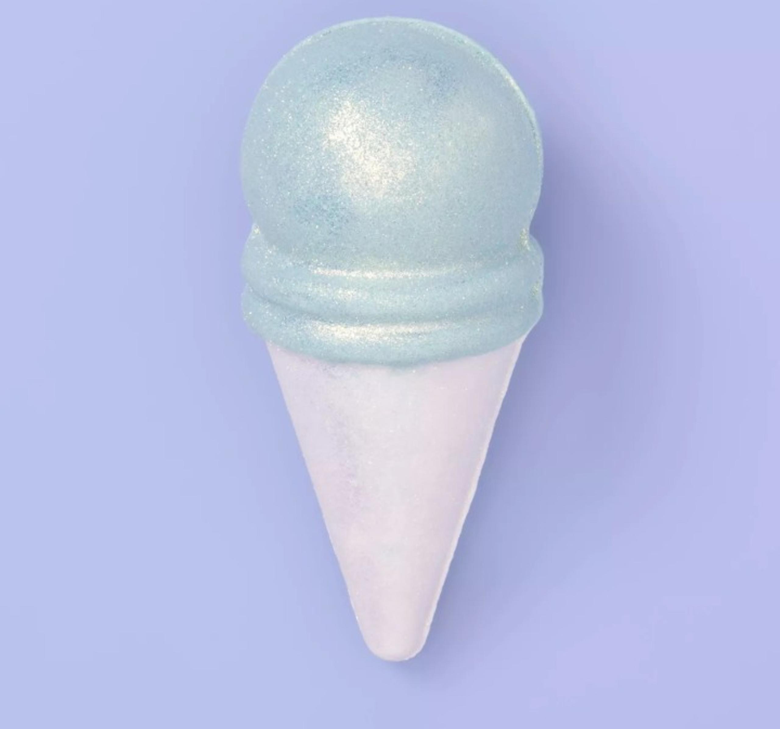 (Pack of 3) More Than Magic Ice Cream Cone Bath Bomb with Squish Toy, 6.4oz
