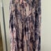 DKNY Womens Printed Pink Purple Pull On Culottes Skirt Size Medium