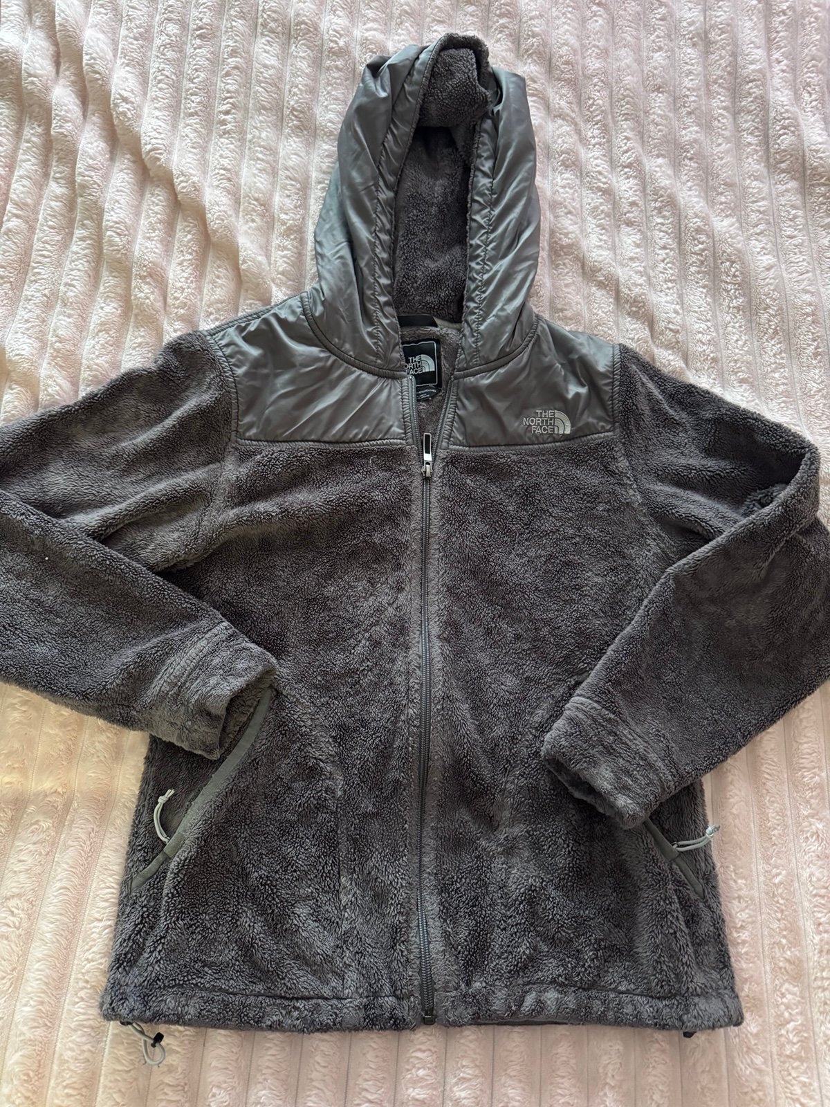 North Face fuzzy jacket