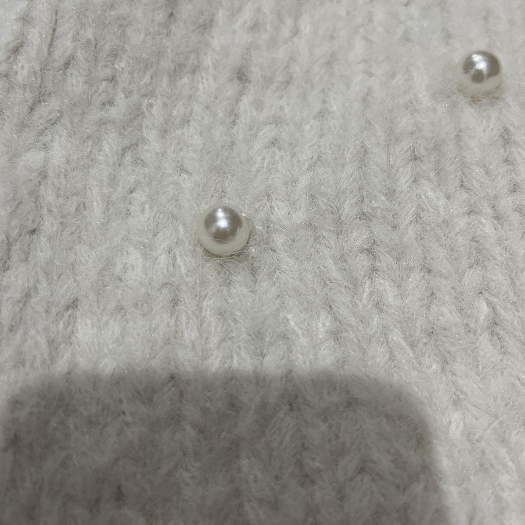 Willfully Handmade Random Pearl Knit Vest