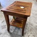 Teak Shower Bench