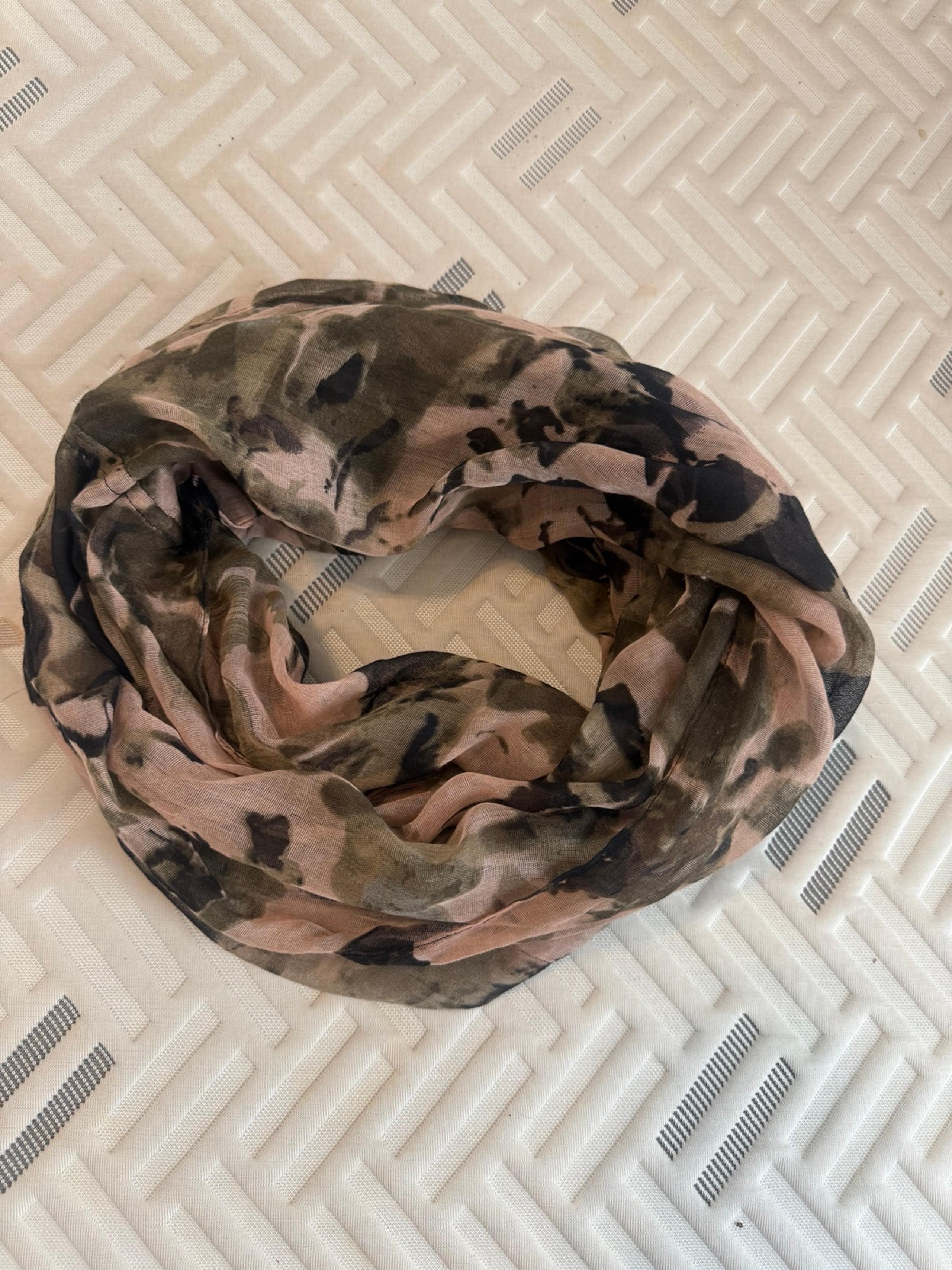 {CHARLOTTE RUSSE} Floral Sheer Infinity Scarf