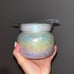 Anthropologie Capri Blue Volcano Iridescent Glass Jar Candle 19 oz