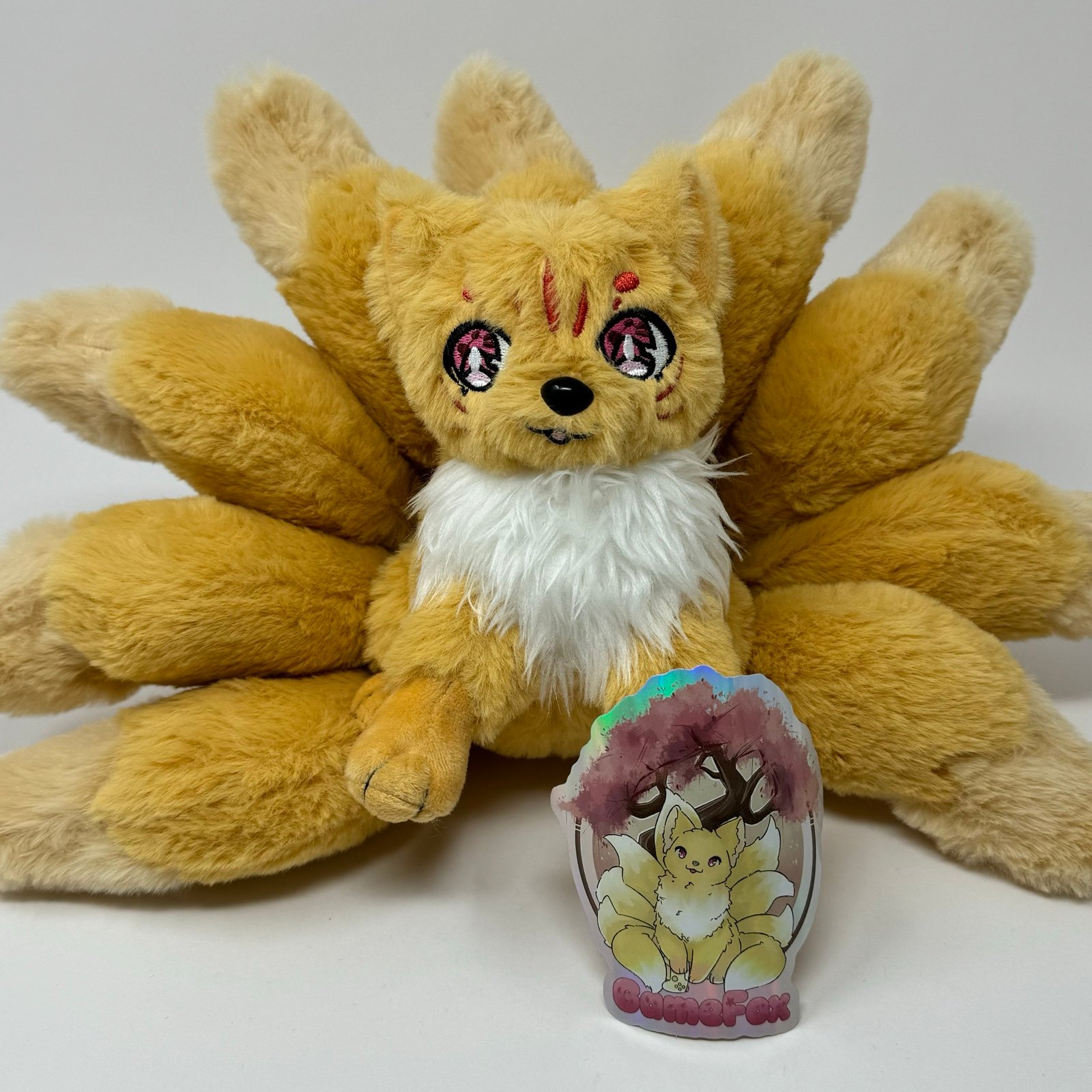 Nine-Tailed Fox Plush Tan Custom GameFox Japan Import