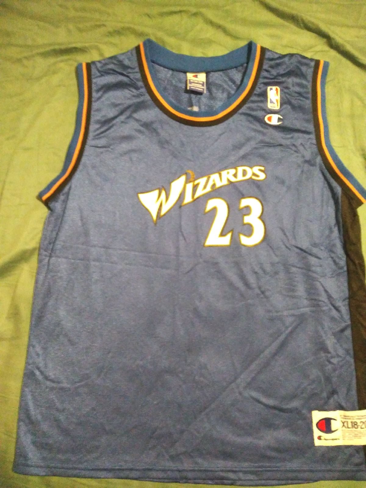 Michael Jordan Champion away Wizards jersey