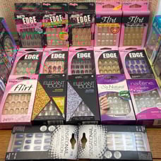 23x press-on and glue-on nails (DG37)
