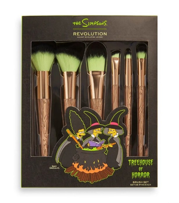 Revolution × The Simpsons TreeHouse Of Horror (Bouvier Coven Brush Set) 6 piece