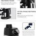 SOWTECH Espresso Machine, Cappuccino Machine with Steam Milk Frother, 3.5 Bar La