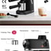 SOWTECH Espresso Machine, Cappuccino Machine with Steam Milk Frother, 3.5 Bar La