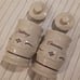 NWT! LONGABERGER Pottery Spice Jars (Cinnamon & Nutmeg)