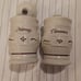 NWT! LONGABERGER Pottery Spice Jars (Cinnamon & Nutmeg)