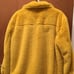 Yellow Faux Fur Jacket