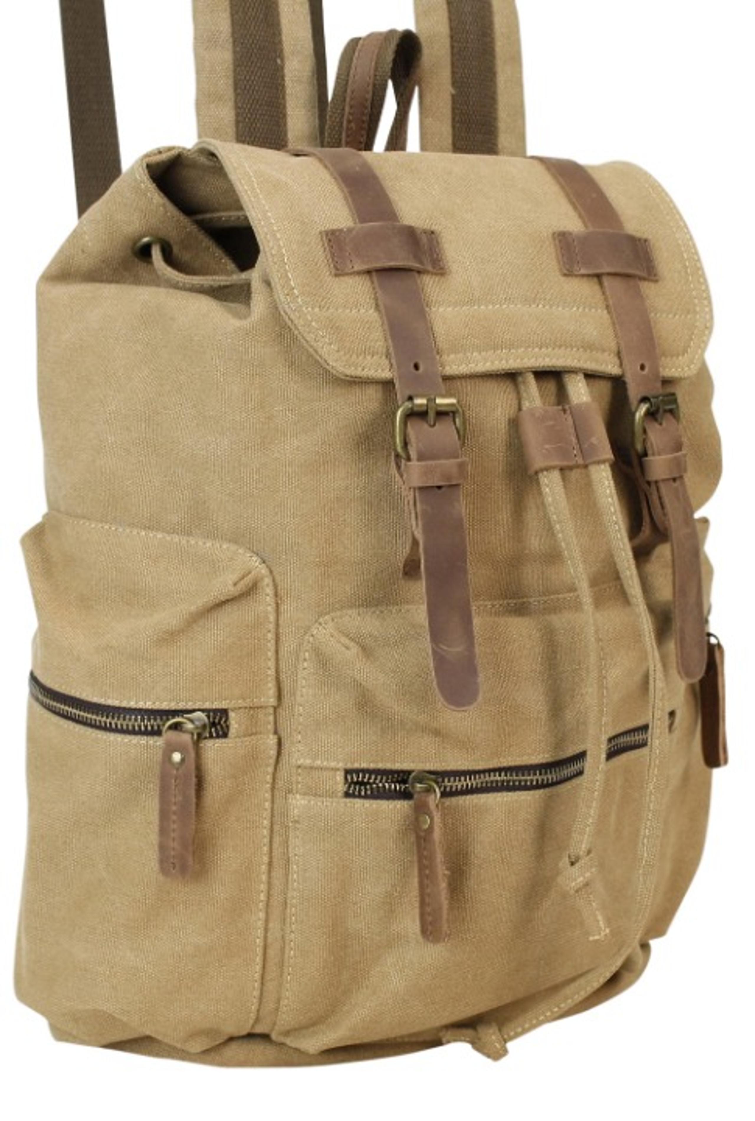 Medium Canvas Laptop Backpack C21KK