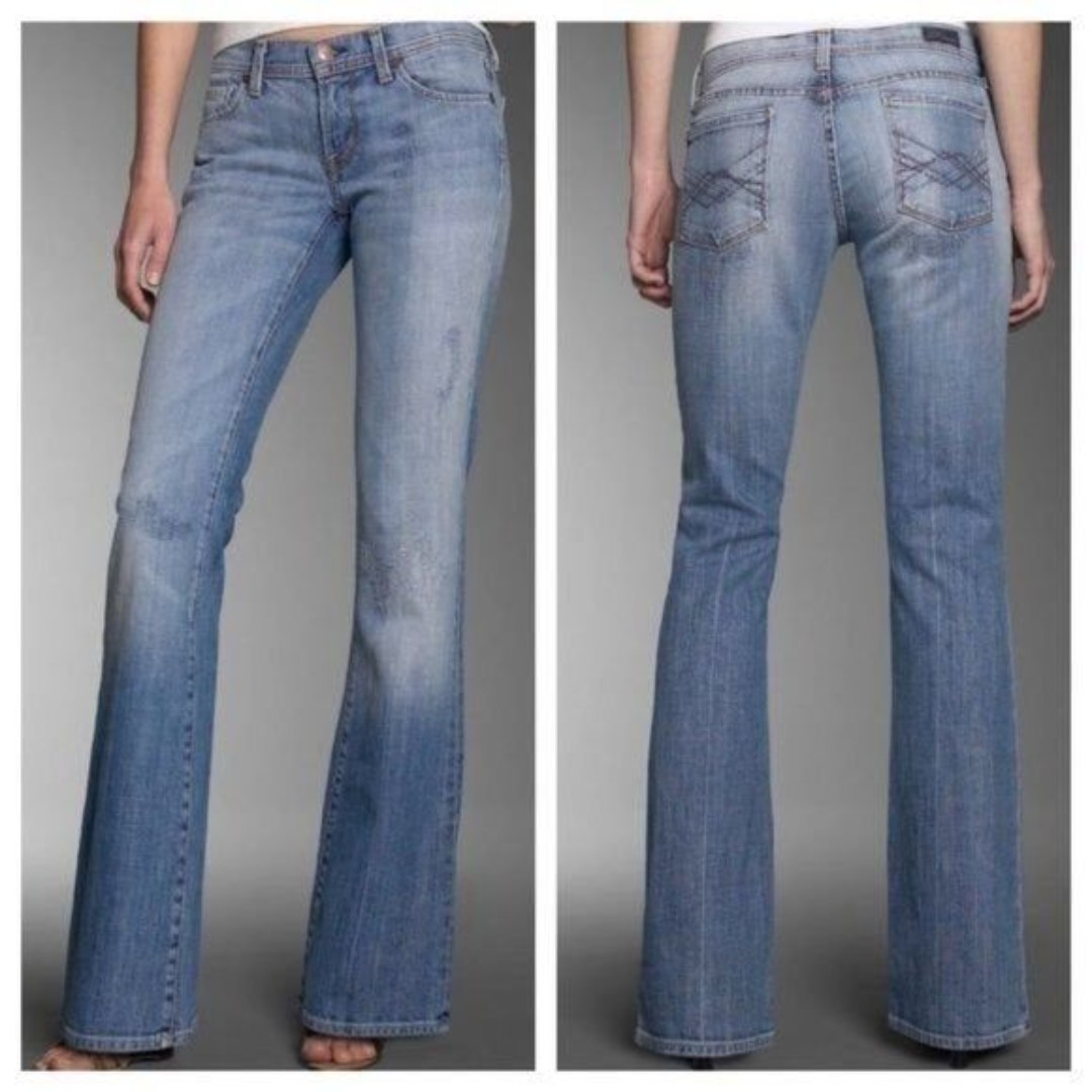 Citizens of Humanity Naomi Stretch Low Waist Flare Jeans 26