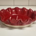 Emile Henry Red Ruffled 10 Pie Dish