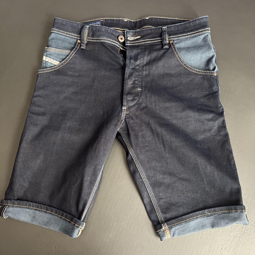 Diesel Denim Half Pants, Deep Blue, Black Label, Excellent Condition