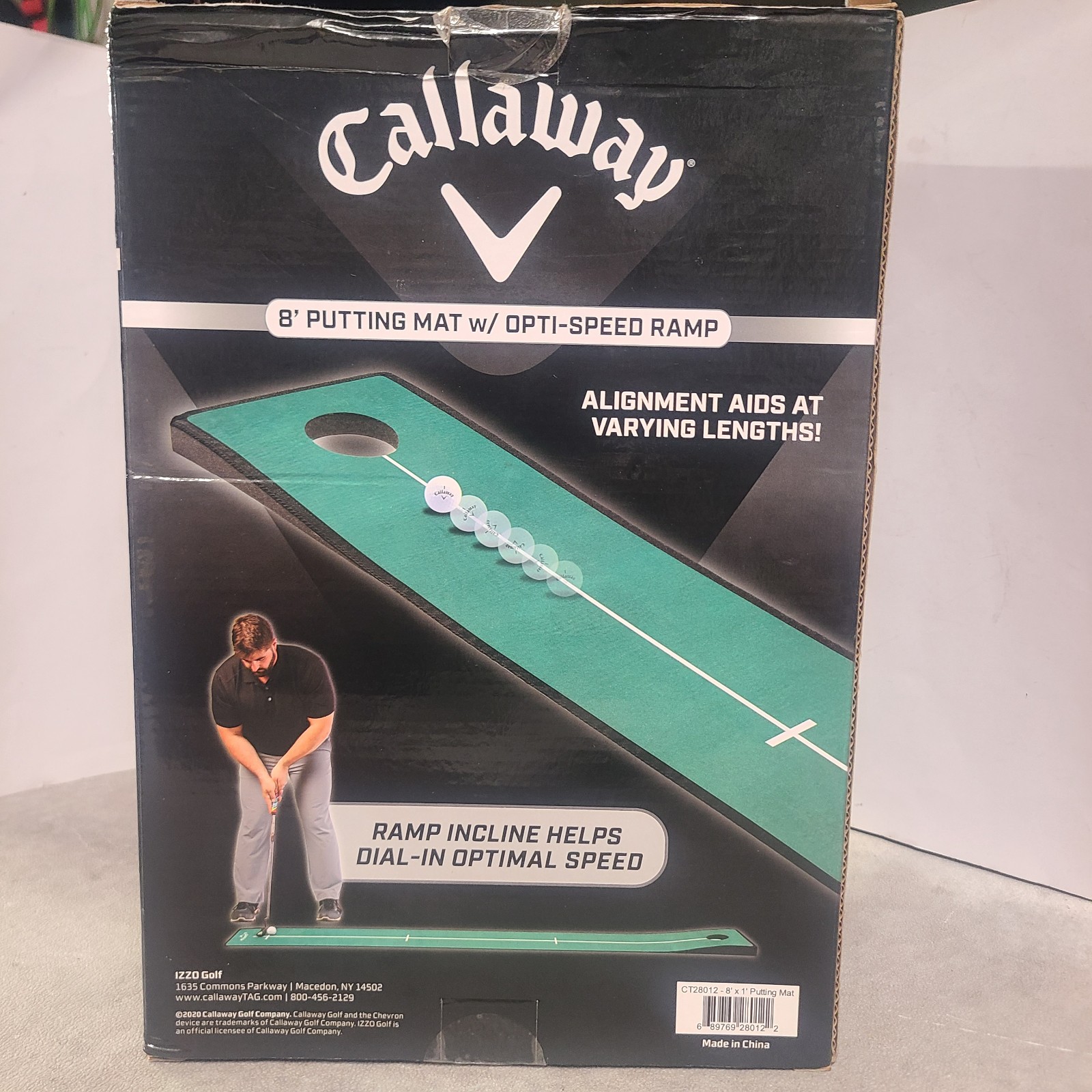 Callaway 8' Putting Golf Mat BRAND NEW