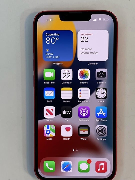 Apple iPhone 13 - Unlocked, Red, 128GB, 100% Battery - Free Shipping!!!