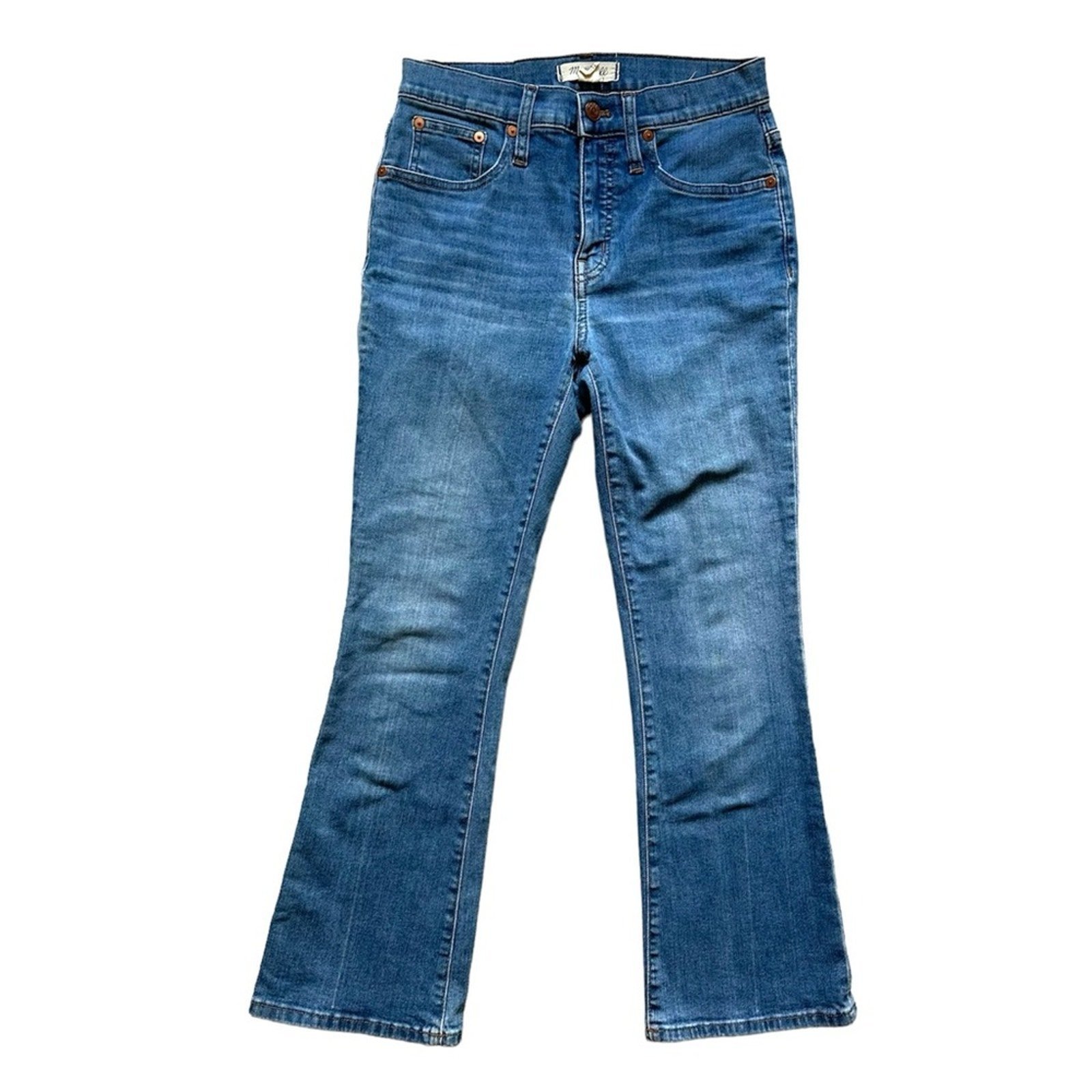 Madewell Cali Demi Boot Denim Jeans Medium Wash Blue Size 26