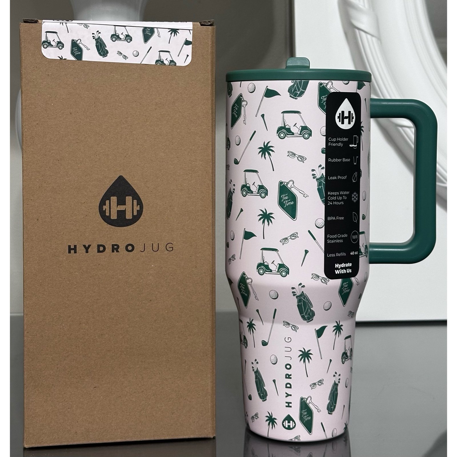 LIMITED EDITION HydroJug x Anthropologie 40oz Traveler, GOLF