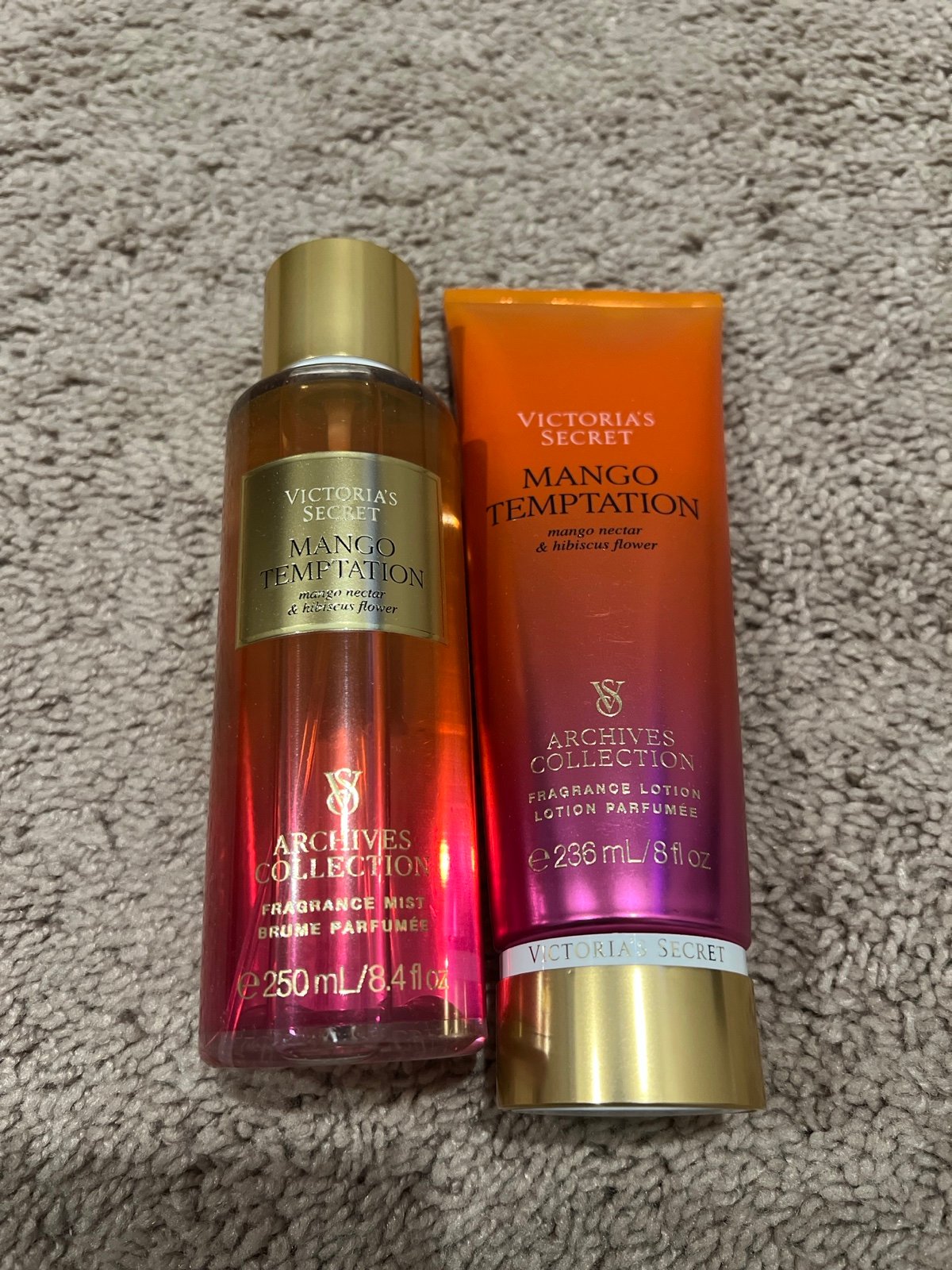 Victoria’s Secret Mango Temptation Fragrance Mist and Lotion
