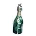 Anthropologie Green Champagne Bottle Hand Blown Glass Ornament New