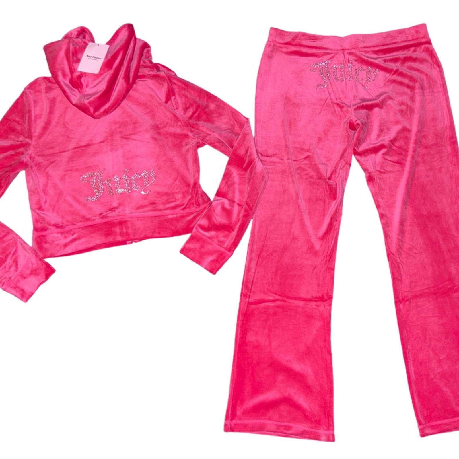 *RESERVED* JUICY COUTURE BUNDLE OF OG BLING RHINESTONE VELOUR TRACKSUITS NWT