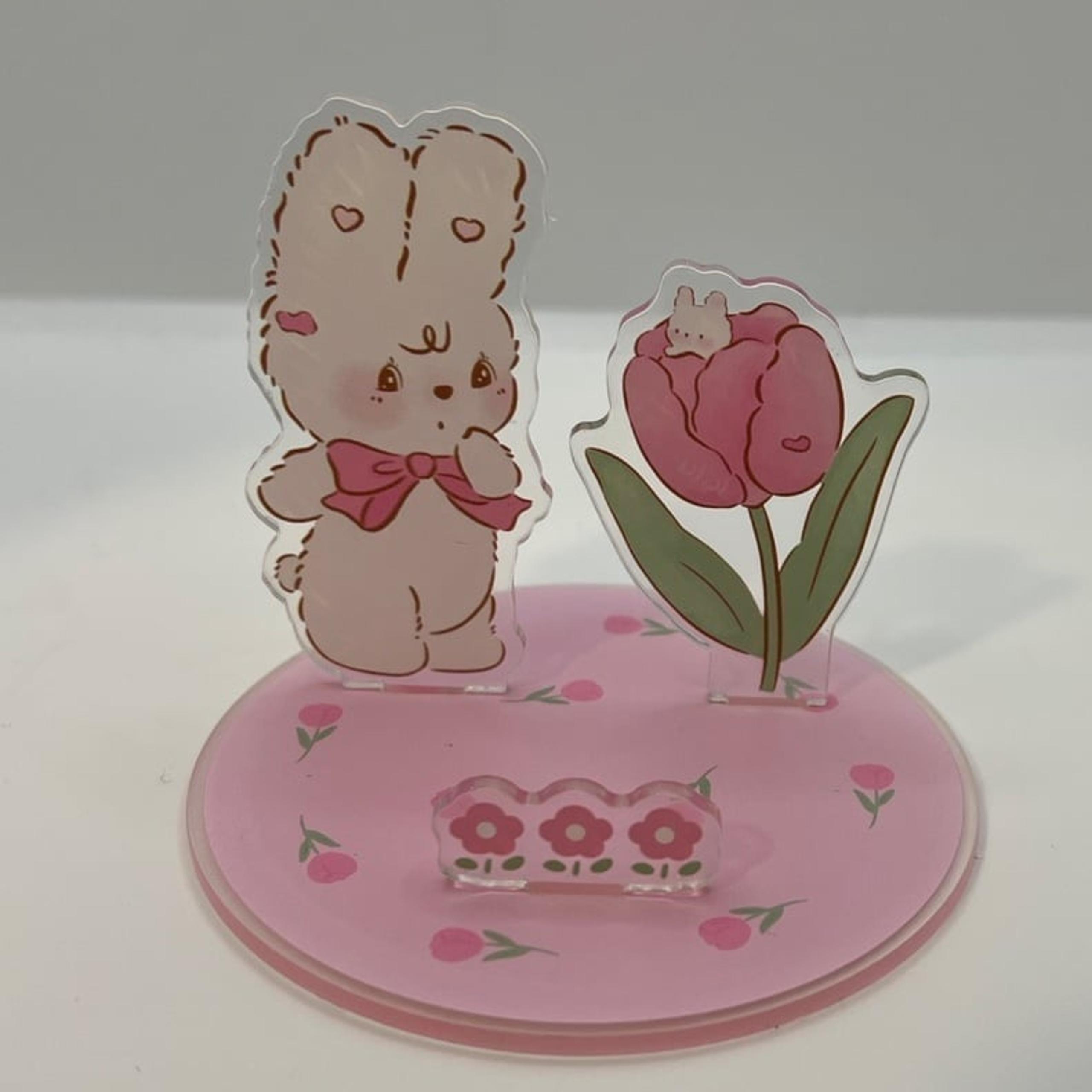 Kawaii Pink Bunnie Phone Stand/Holder