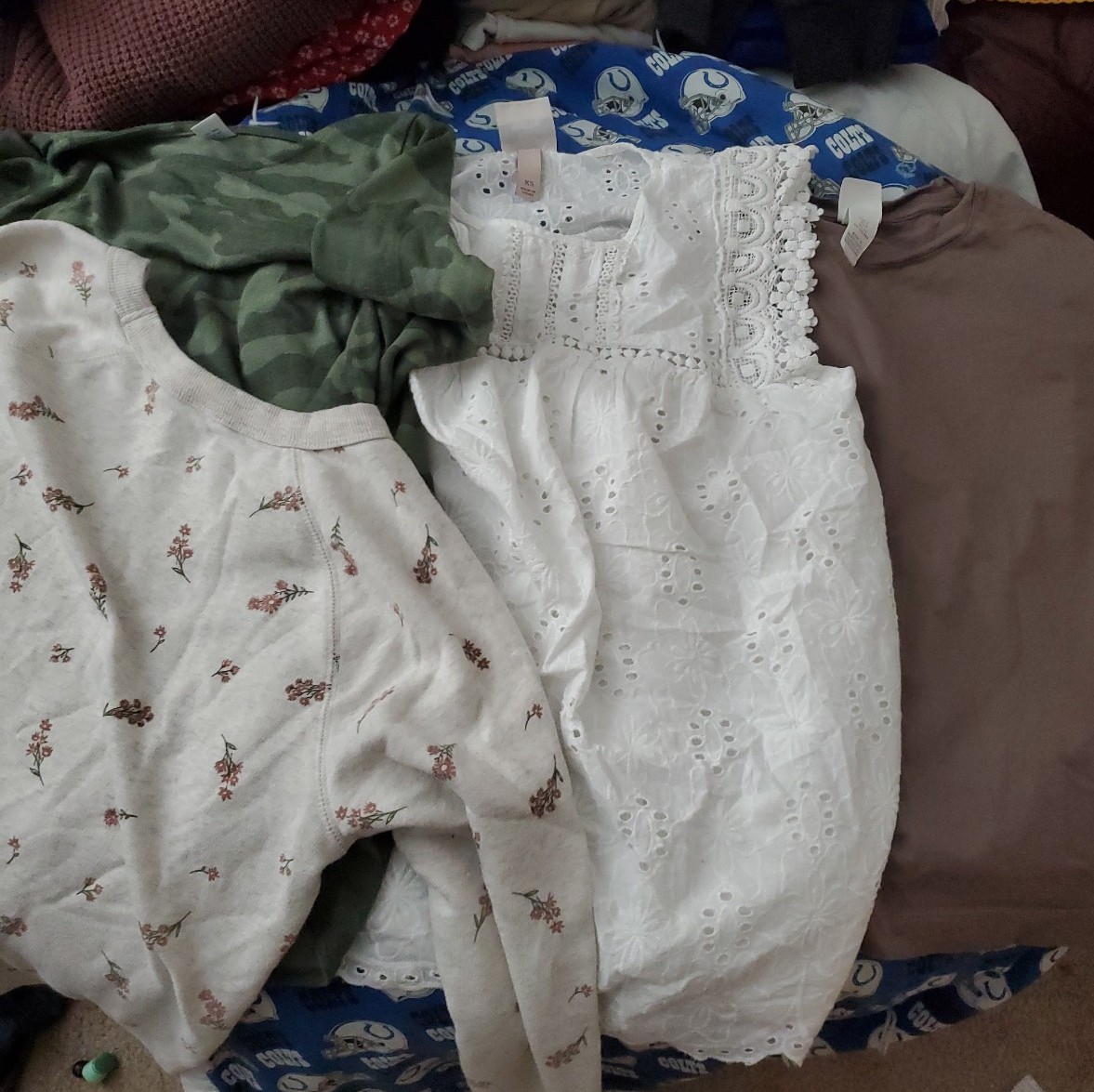 bundle of women clothes