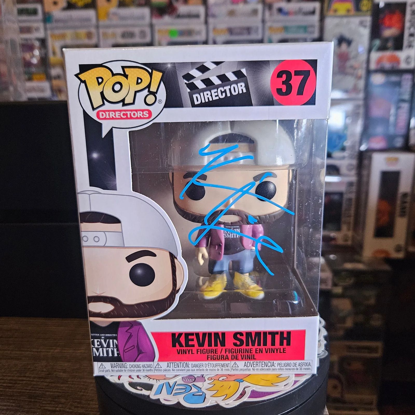 Kevin Smith Autographed Funko Pop! Director Kevin Smith #37 Beckett Authentic