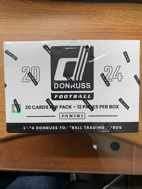 2024 Panini Donruss NFL Football Factory Sealed 12 Pack Fat Pack Box