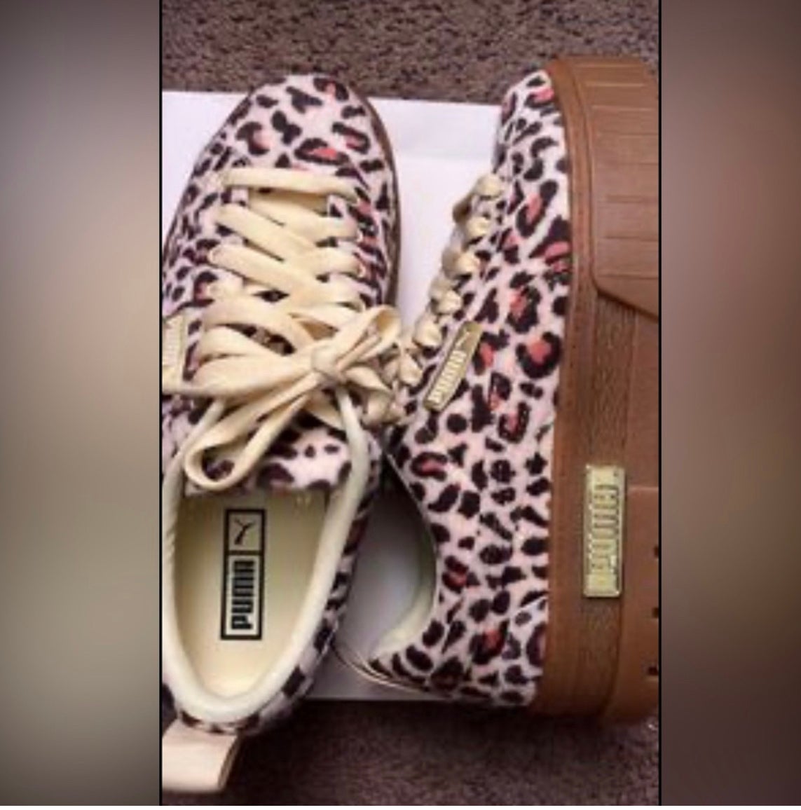 PUMA platform shoes