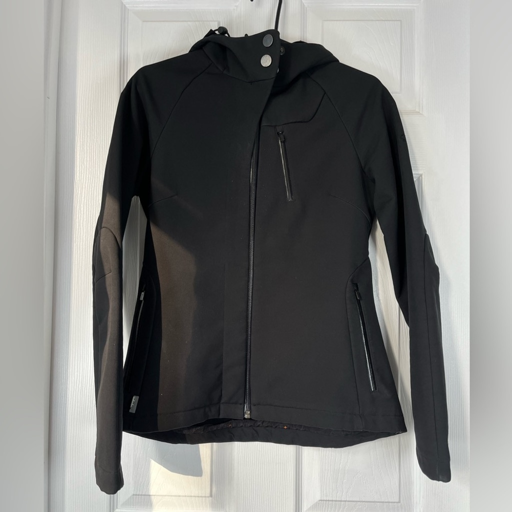 Icebreaker Kenai merino softshell black Full-Zip Hooded Jacket - Women's size S