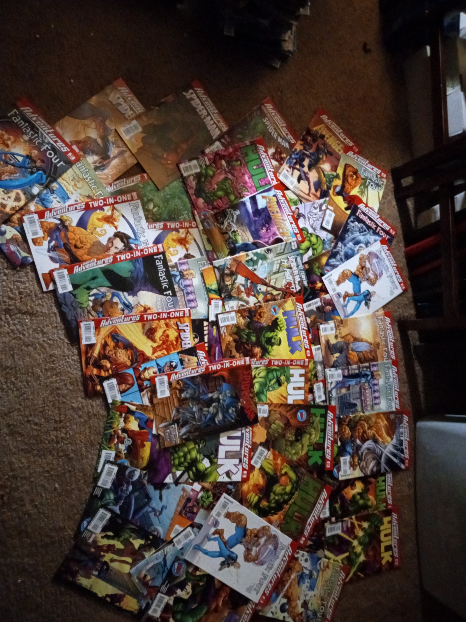 Huge lot marvel comics 62 adventures two in one comics