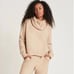 Barefoot Dreams EcoChic Cowl Neck Pullover Tan M