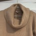 Barefoot Dreams EcoChic Cowl Neck Pullover Tan M