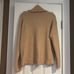 Barefoot Dreams EcoChic Cowl Neck Pullover Tan M