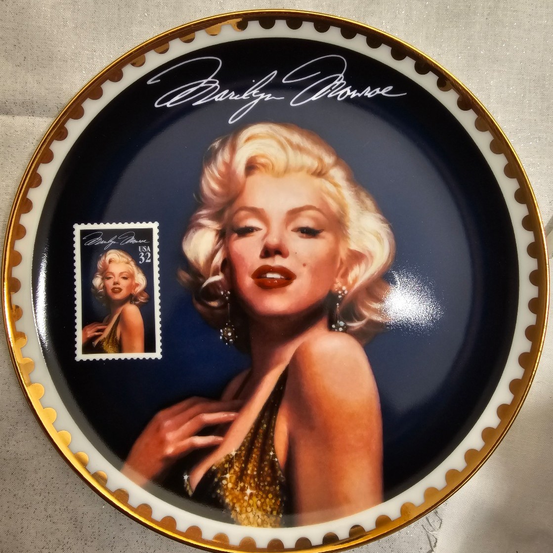 Marilyn Monroe Bradford Exchange plate