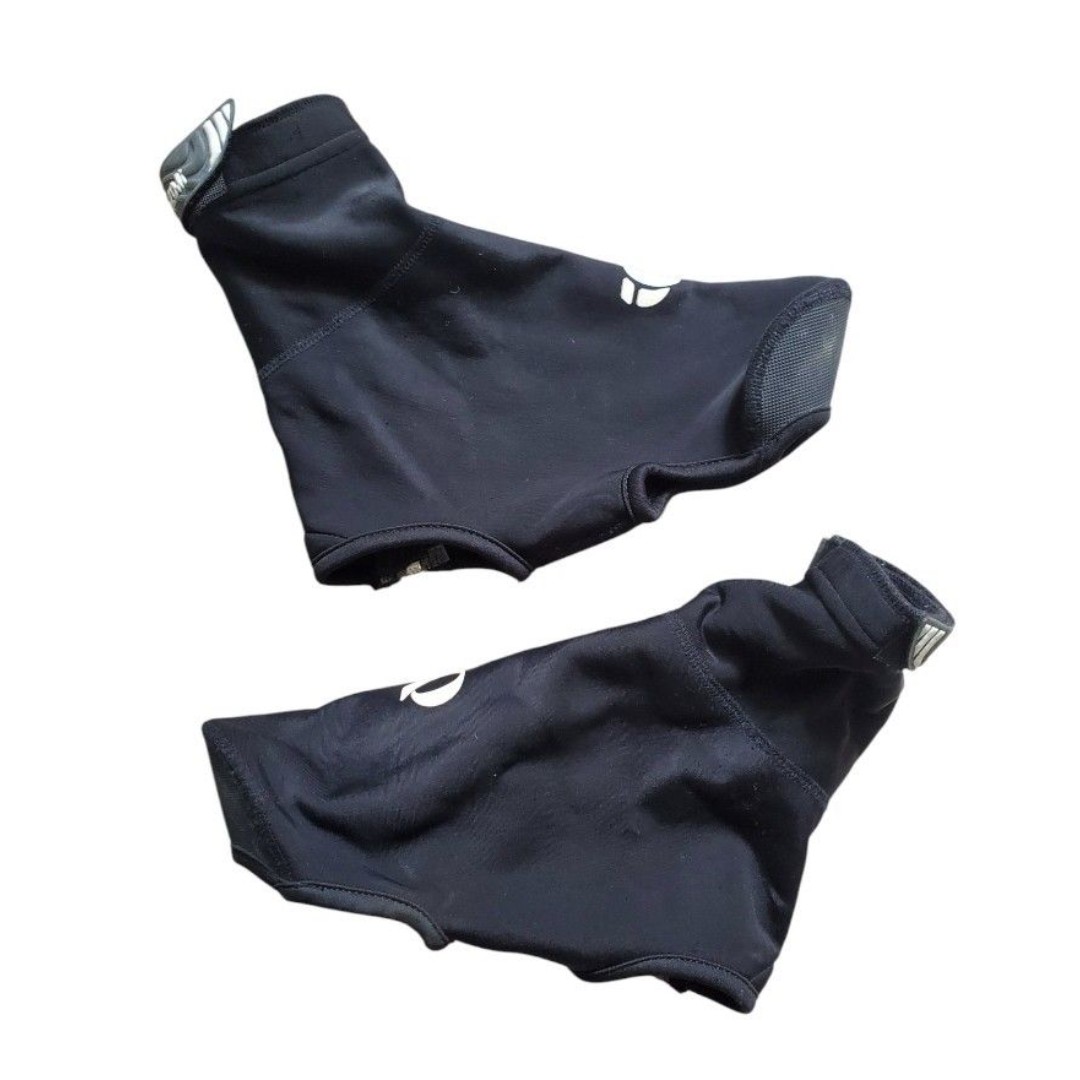 Pearl Izumi Barrier Cycling Shoe Covers Fleece Size Medium Zip Hook Loop Y2K Set