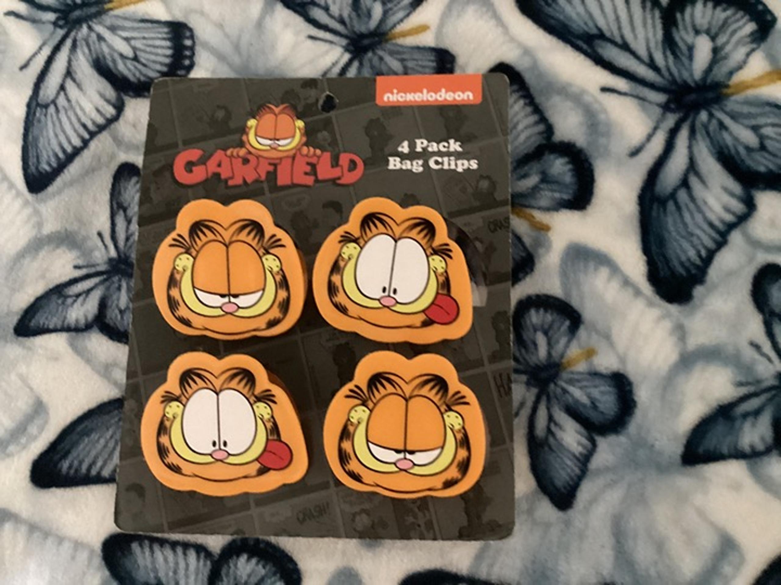 New Garfield Bag Clips- set of 4
