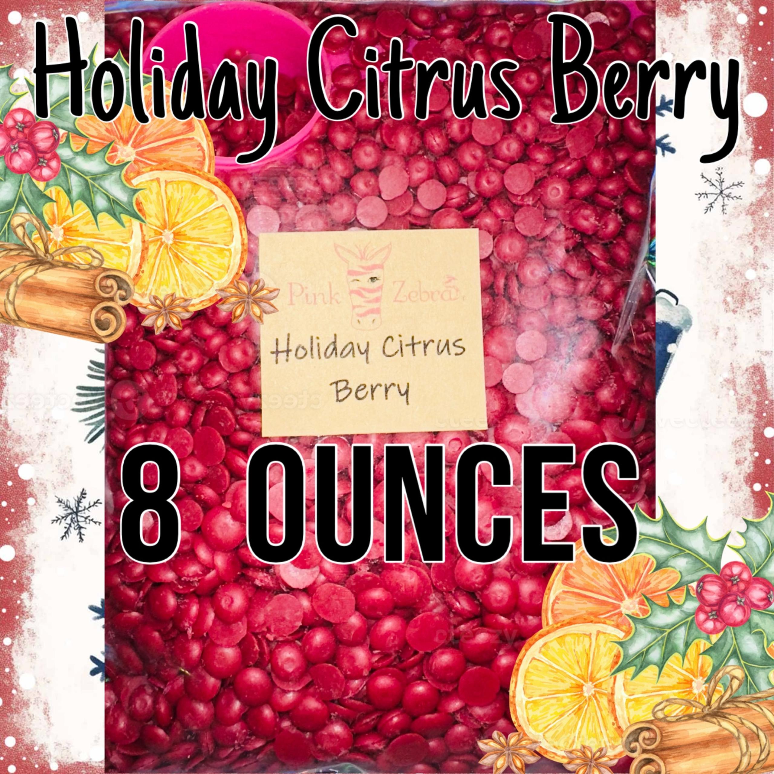 Pink Zebra Holiday Citrus Berry Soy Wax Sprinkles
