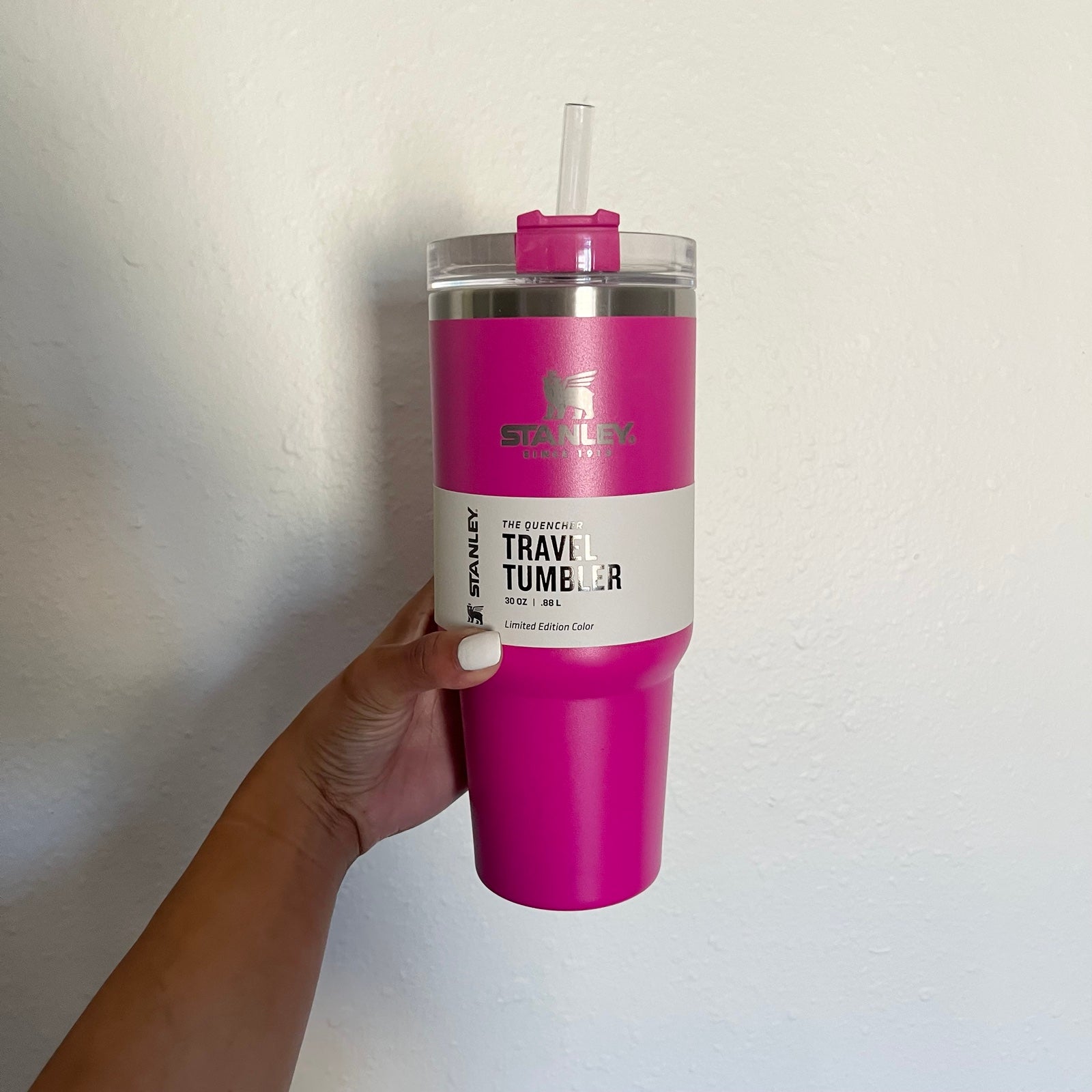 Ravishing Pink 30oz Stanley Travel Tumbler