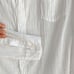 Frank & Eileen Barry Featherweight tailored button up shirt in White size L